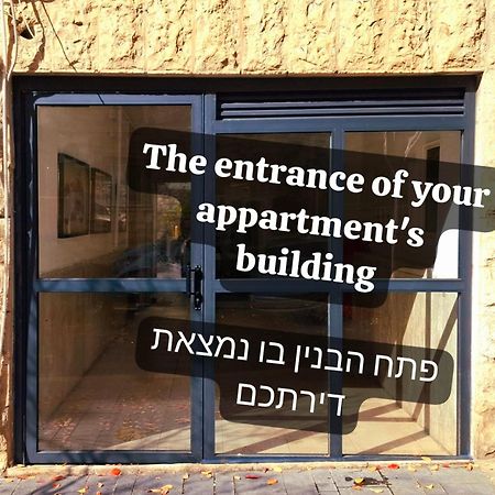 Authentic One Bedroom Apartment In City Center Jerusalem Exteriör bild